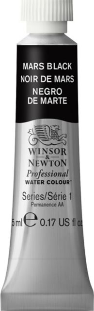 Professional Watercolor 5mL Mars Black