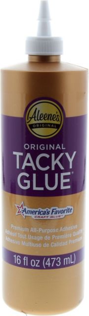 ALEENES TACKY GLUE 16OZ SQUEEZE BOOTLE