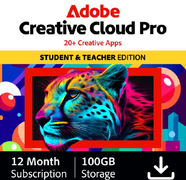 Adobe Creative Cloud Pro for Students & Teachers ESD