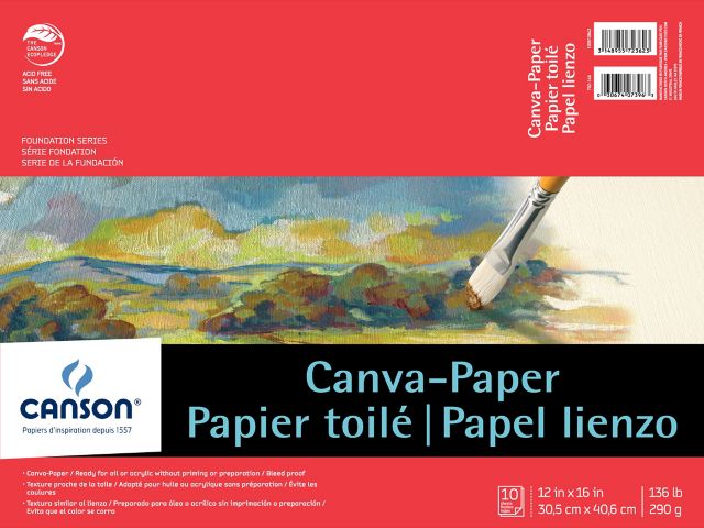 CANVA-PAPER 10SH 12X16