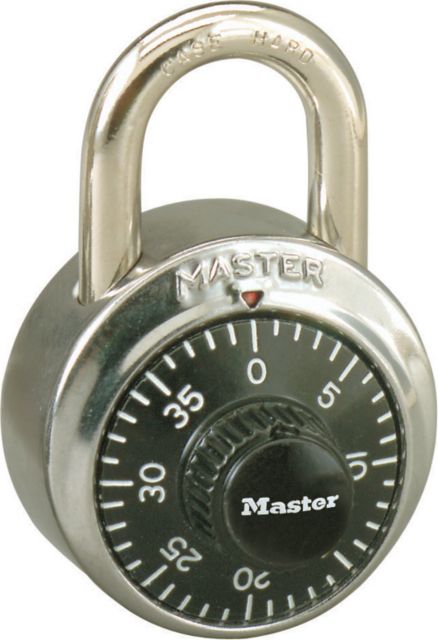 LOCK COMBO/BLK PADLOCK