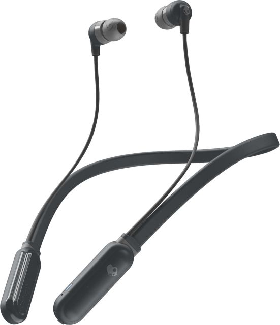 Skullcandy Inkd+ Wireless Earbuds, Black/Black/Gray - ONLINE ONLY