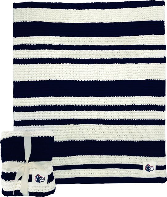 Fairleigh Dickinson University Cable Knit Throw 50x60