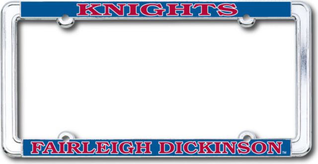 FDU Knights Thin Dome License Plate Frame