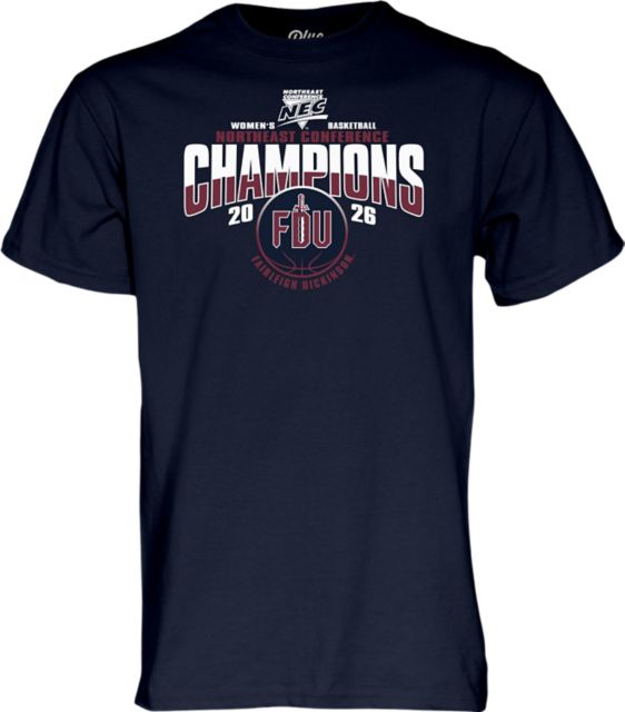 Fairleigh Dickinson University Women's Basketball 2026 NEC Regular Season Champions Short Sleeve T-Shirt
