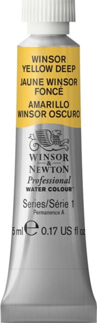 PROFESSIONAL WATERCOLOR 5ML WINSOR YELLOW DEEP