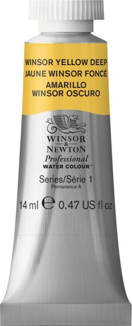 Professional Watercolor 14mL Winsor Yellow Deep