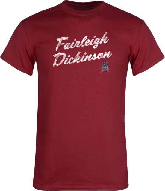 FDU Knights T Shirt Script Distressed - ONLINE ONLY