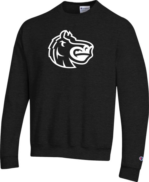 FDU Knights Champion Fleece Crew Fairleigh Knightro Head - ONLINE ONLY