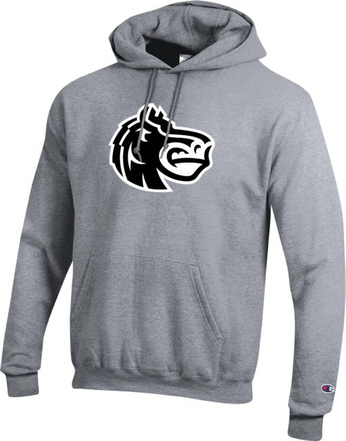 FDU Knights Champion Fleece Hoodie Fairleigh Knightro Head - ONLINE ONLY