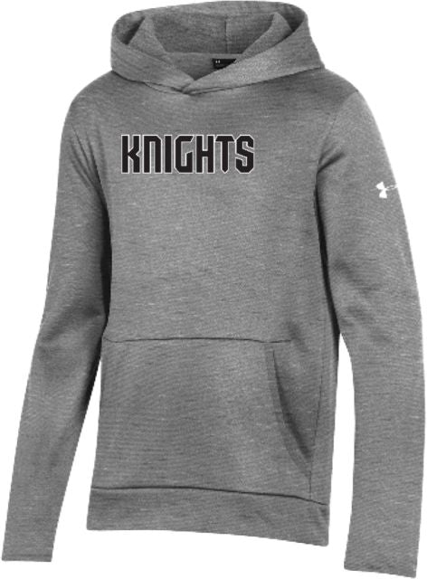 FDU Knights Under Armour Youth Fleece Hoodie Fairleigh Knights Wordmark - ONLINE ONLY