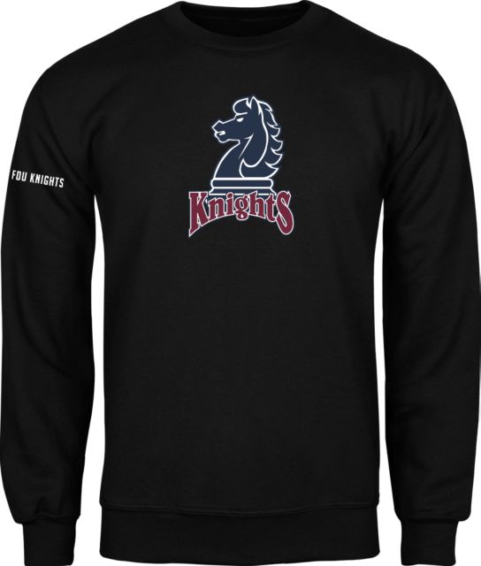 FDU Knights Fleece Crew Knights Mascot - ONLINE ONLY