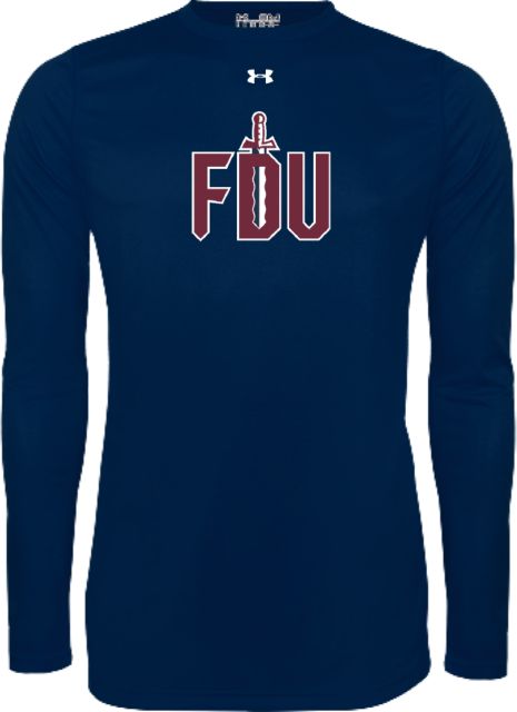 FDU Knights Under Armour Long Sleeve Tech Tee UA - FDU with Sword - ONLINE ONLY