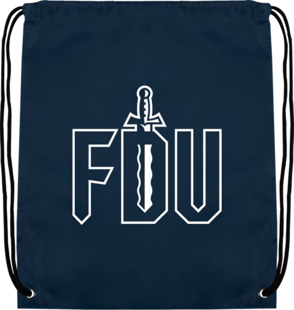 FDU Knights Drawstring Backpack FDU with Sword - ONLINE ONLY