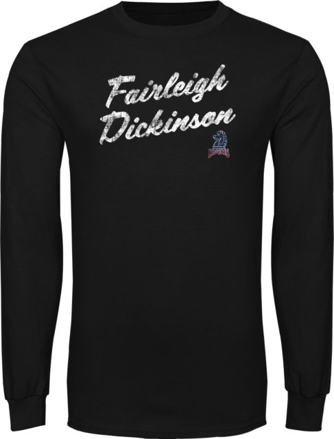 FDU Knights Long Sleeve T Shirt Script Distressed - ONLINE ONLY