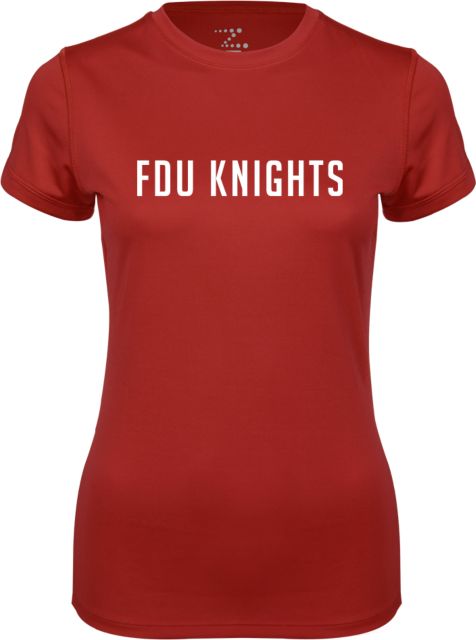 FDU Knights Ladies Syntrel Performance Tee Wordmark - ONLINE ONLY