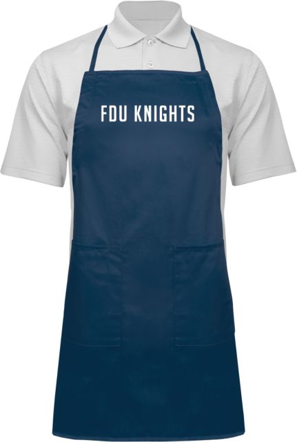 FDU Knights Full Length Apron Wordmark - ONLINE ONLY