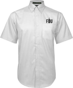 FDU Knights Twill Button Down Short Sleeve FDU with Sword - ONLINE ONLY