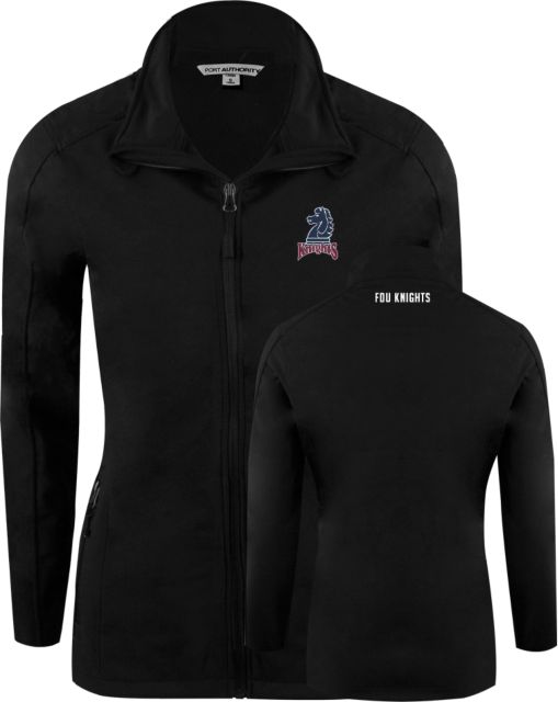 FDU Knights Ladies Softshell Jacket Knights Mascot - ONLINE ONLY