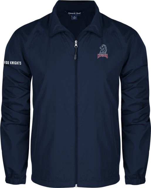 FDU Knights Full Zip Wind Jacket Knights Mascot - ONLINE ONLY