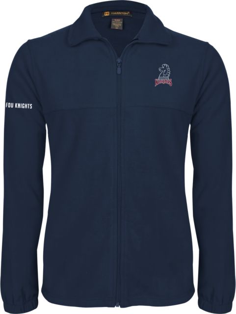FDU Knights Fleece Full Zip Jacket Knights Mascot - ONLINE ONLY