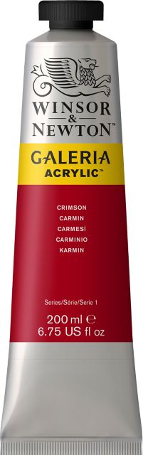 GALERIA ACRYLIC 200ML CRIMSON