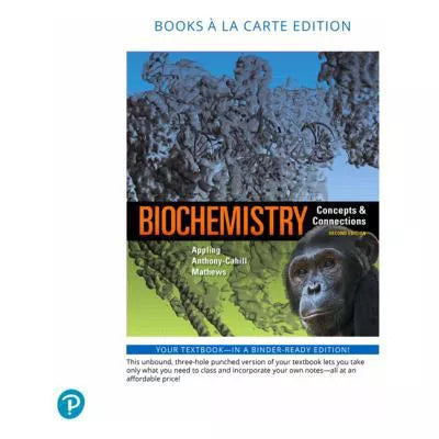 Biochemistry : Concepts and Connections