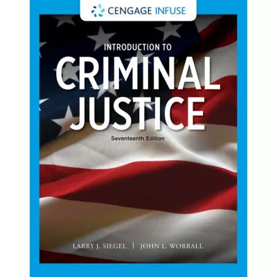 Cengage Infuse for Siegel/Worrall's Introduction to Criminal Justice, 1 term Instant Access