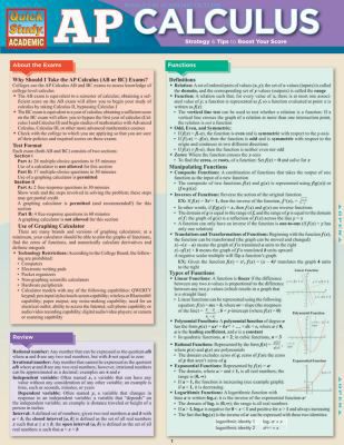 AP CALCULUS AB AND BC EXAM PRE