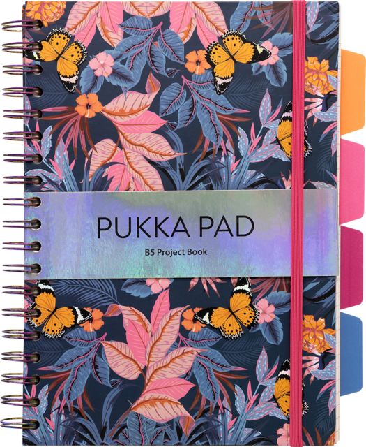 Pukka B5 Bloom Prjt Bk B5 3Pk