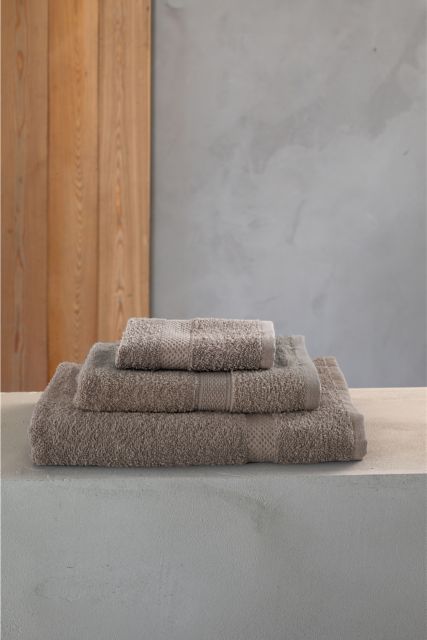 3PC TOWEL SET-TAUPE
